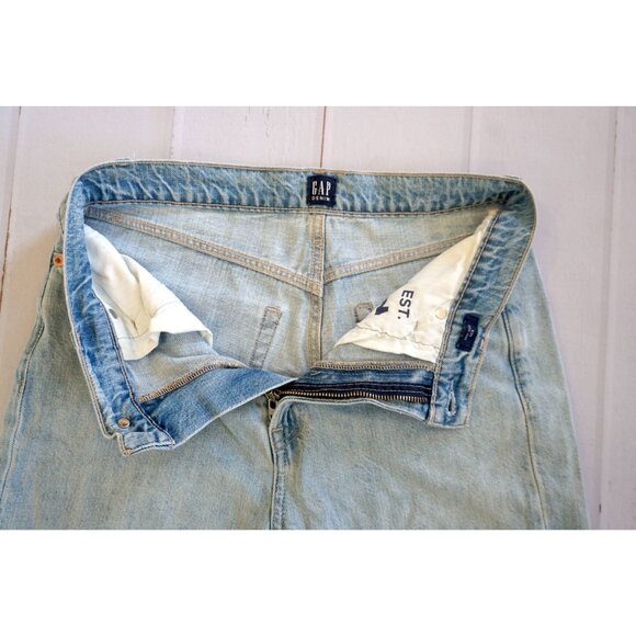 Gap Denim Light Blue Mom Jeans - Size 6/28 - Picture 4 of 6